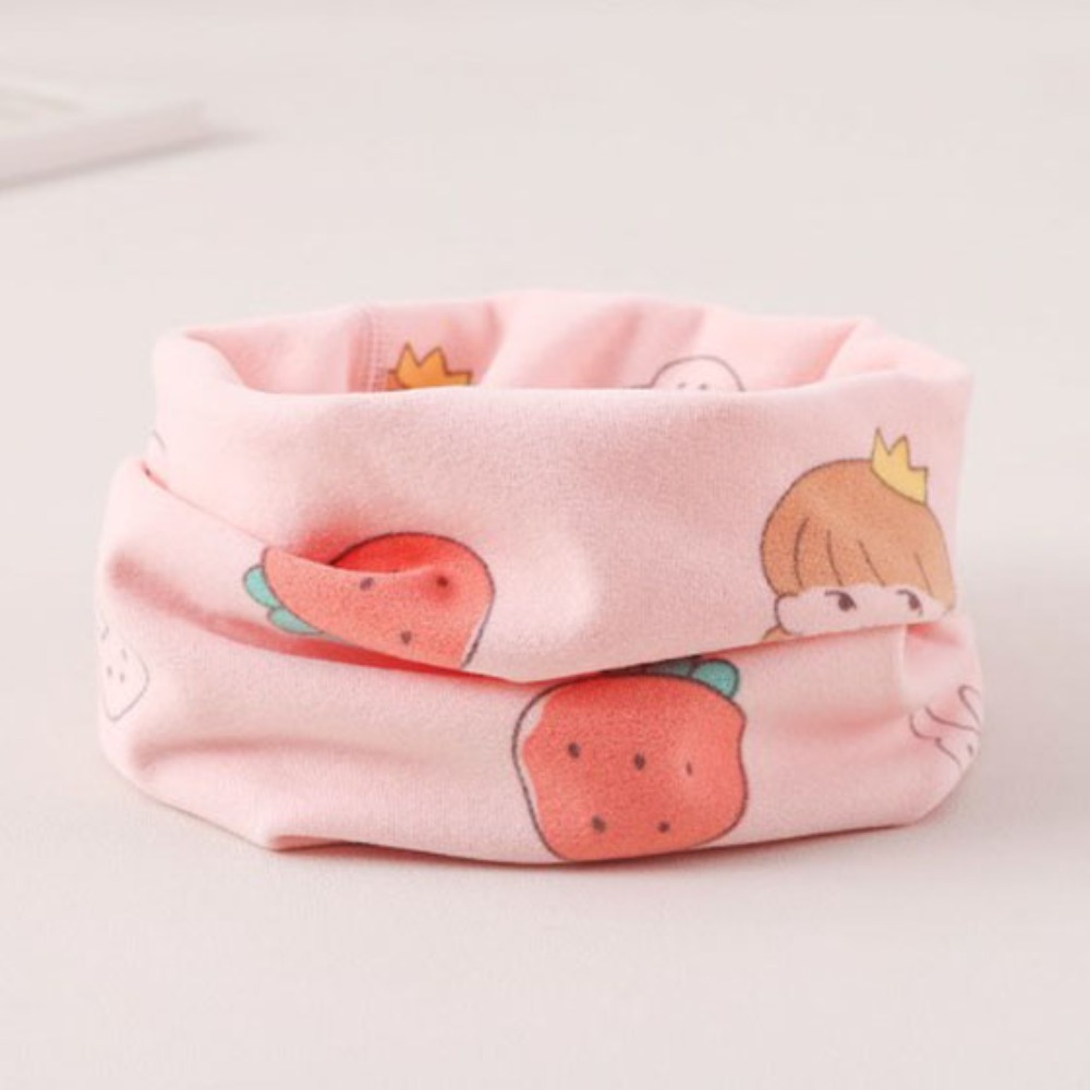 Écharpe d'hiver pour enfants de 0 à 12 ans, douce et respectueuse de la peau, respirante, coupe-vent, foulard pour bébé, mignon, chaud, Dacron