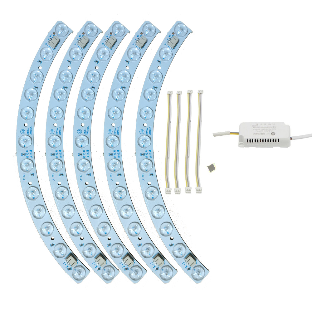 Source de lumière d'arc LED 9WX2, lampe de ventilateur, plafonnier, mèche de remplacement avec entraînement