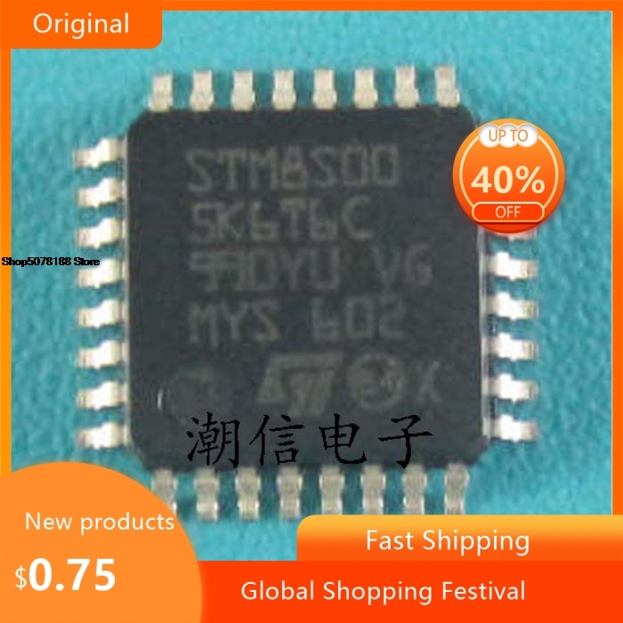 Original STM8S005K6T6C microcontroller