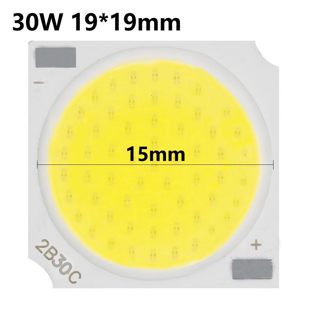 1 pièces puce COB 1919mm 10w 12w 15w 18w 24w 30w diode électroluminescente Source accessoires pour projecteurs et feux de piste pour la réparation