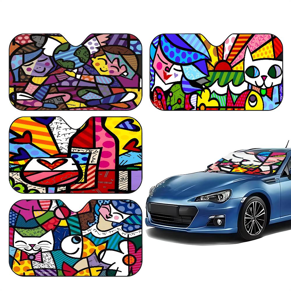 Digimon-Adventure Monster voiture pare-soleil voiture parasol couvre couverture universelle pare-brise pliant visière