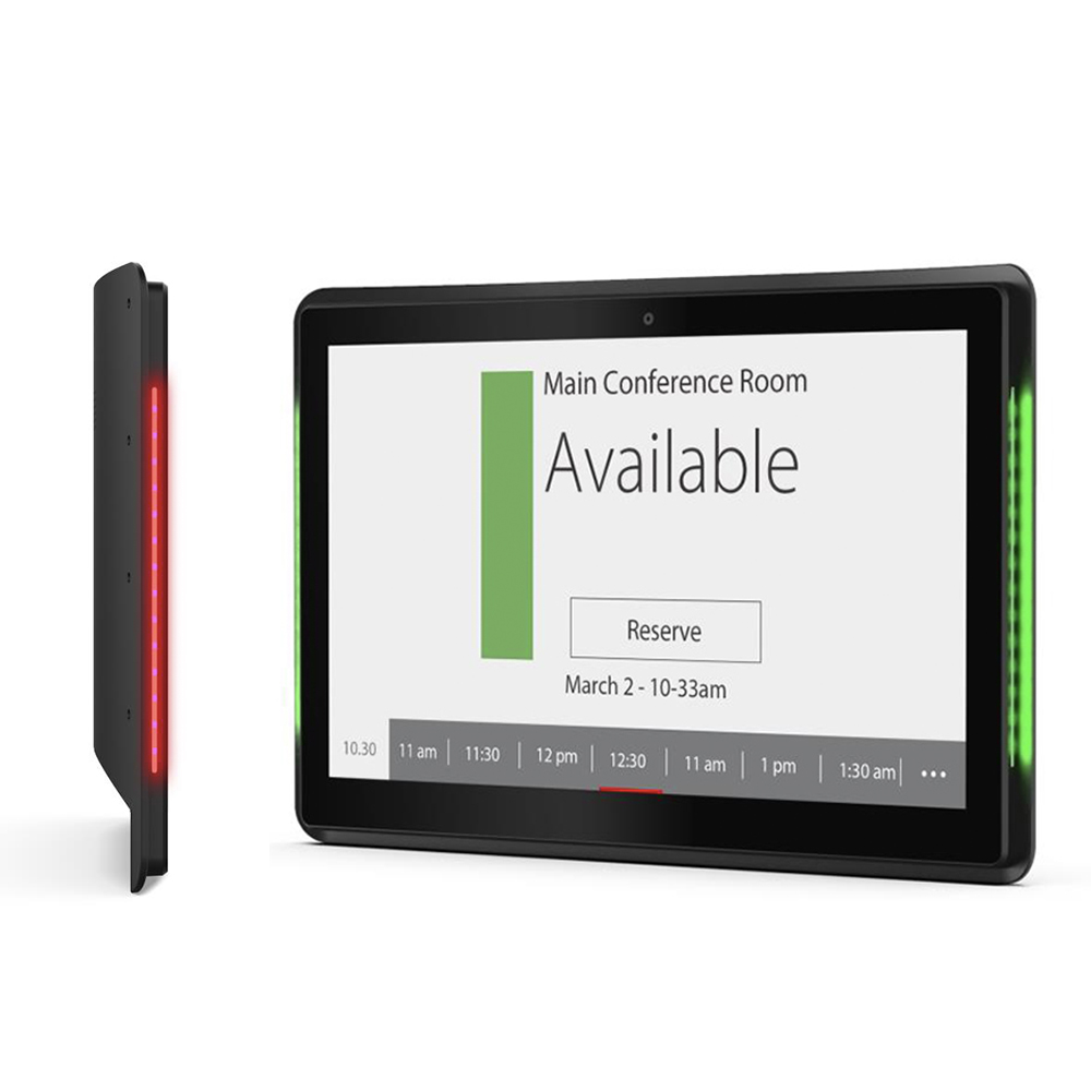 15.6 inch Android 8.1 PoE Tablet, meeting room booking system with LED bar (RK3288, 2GB/16GB, 2.4G wifi, 1000m RJ45, BT, VESA)