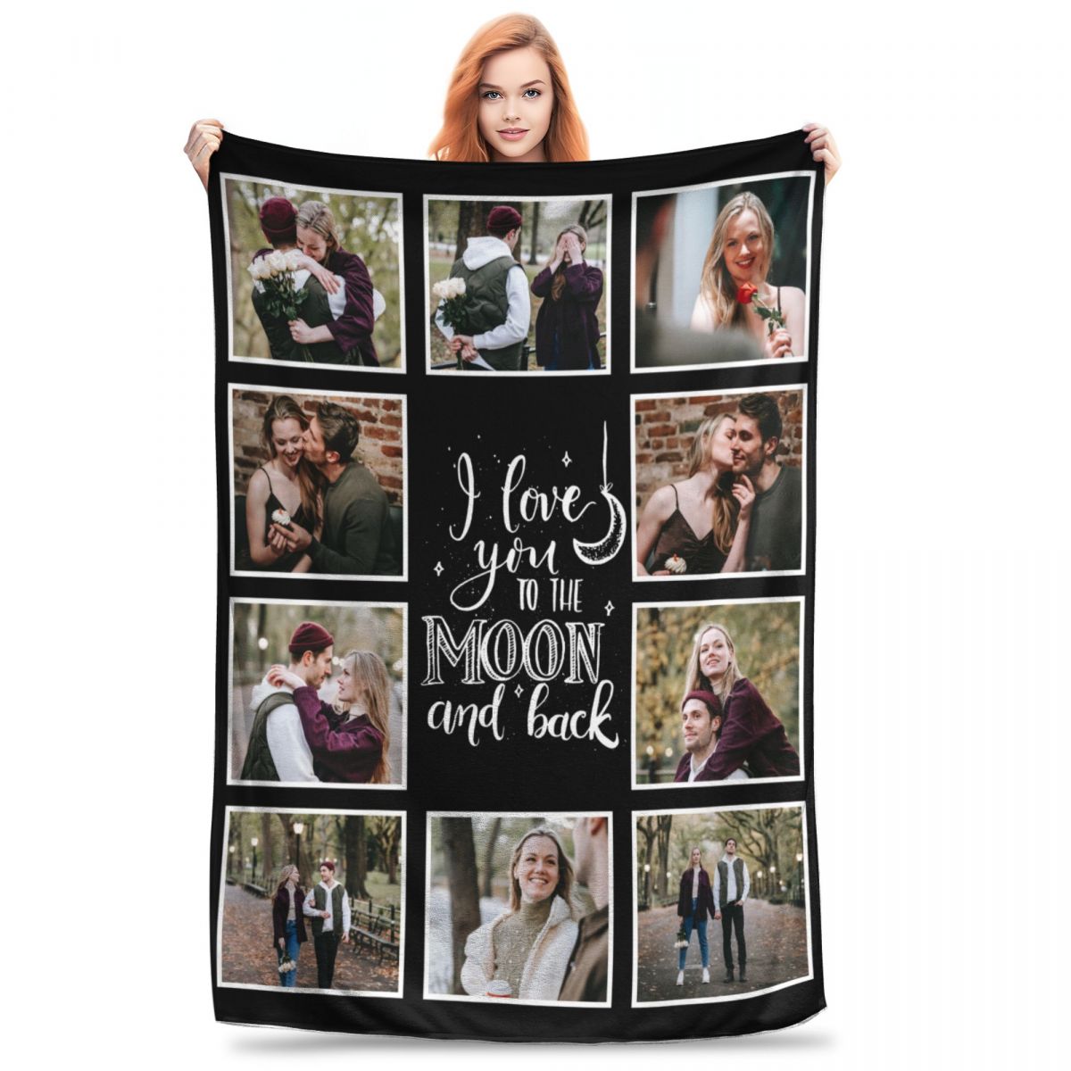 Couverture personnalisée avec images de téléchargement, couverture en flanelle, bricolage, Photos chaudes personnalisées, doux et chaud pour Couple, saint-valentin