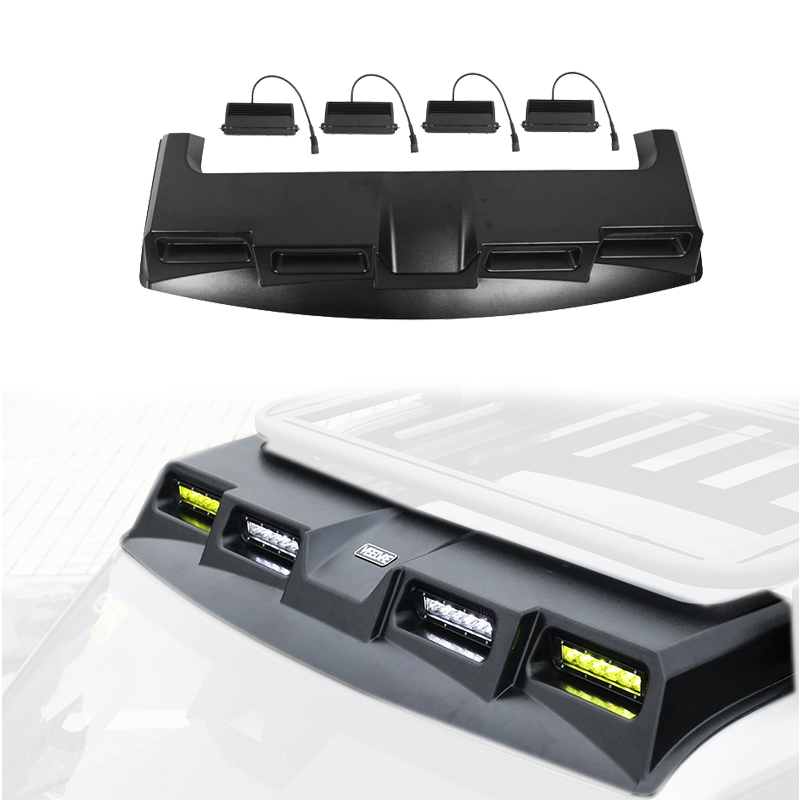 Car Roof Spoiler With Four Spotlight LED T2 Roof Light Accessories For Jetour T2 Traveler 2025 2024 2023