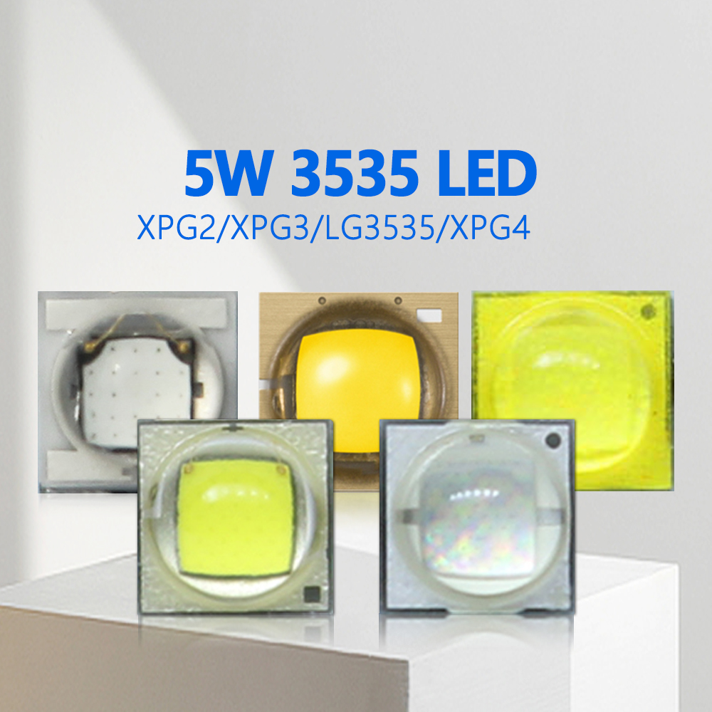 1-10 pièces LED 5W 3535 SMD XPG2 XTE 7W XPG3 LG3535 10W XPG4 puce froid chaud blanc bleu substrat en céramique 3000K 6500K pour lampe de poche