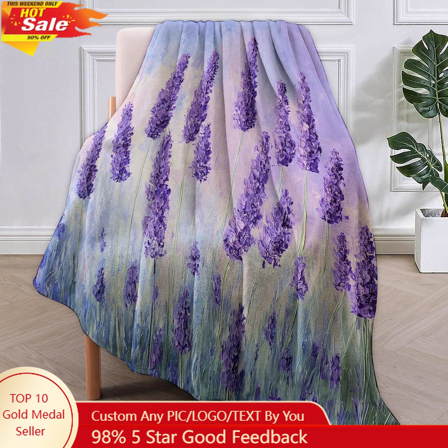 Couverture de camping-car en flanelle, cadeaux de camp, couverture sur le thème du camping pour femmes, couvertures douces et légères pour lit, décoration de voyage à domicile