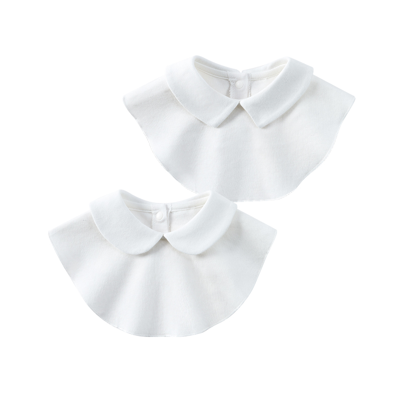 Garçon fille revers détachable col de chemise enfant faux col décoration coton blanc faux col claudine Blouse cravate 1-10T