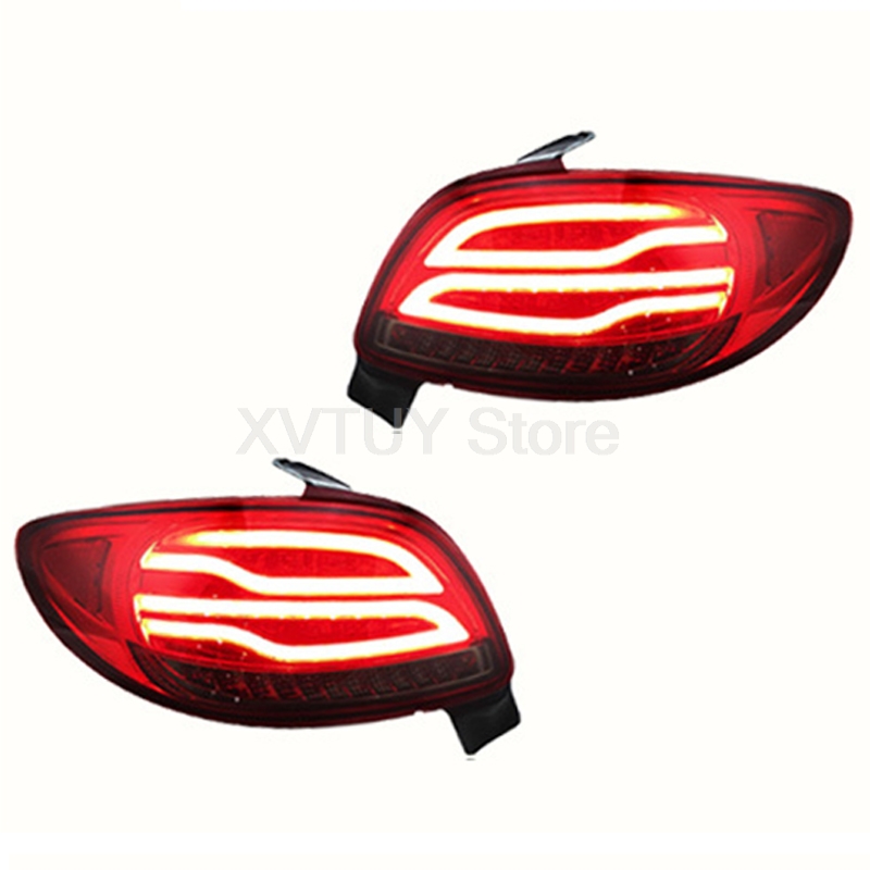 For Peugeot 206207 Rear Light LED Tail Lights Brake Stop Lamp Driving Turn Signal Lamps Reverse Car Accessories Vehicle Supplies
