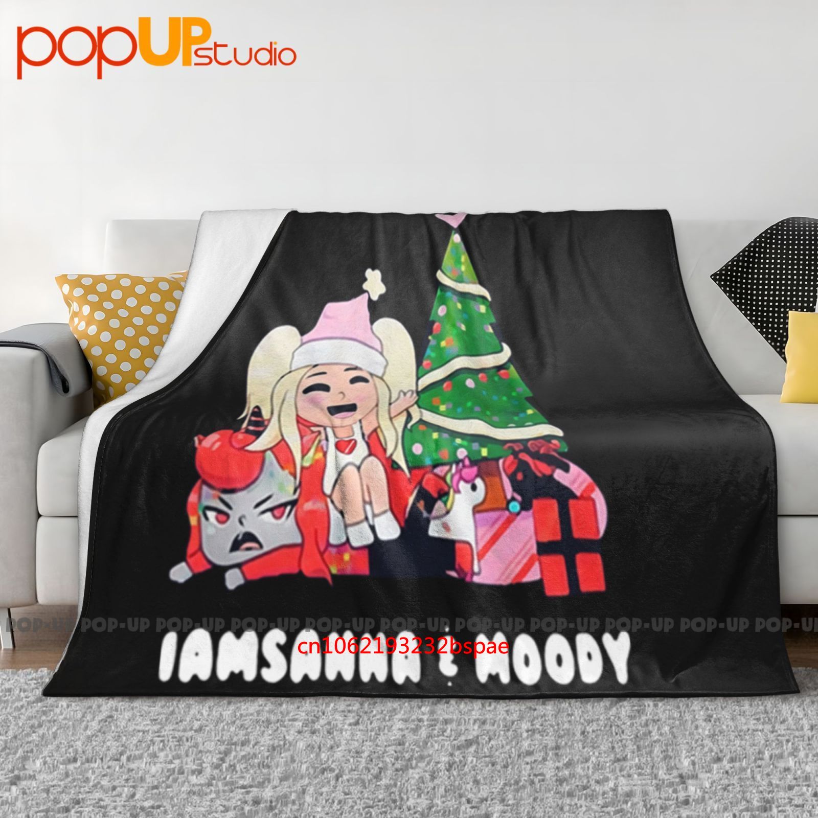Sanna Iamsanna E Moody couverture Ultra-douce de noël couette hiver housse de canapé housses de lit