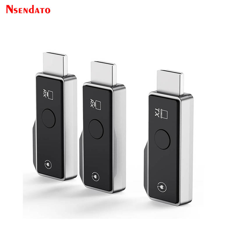 Extension émetteur-récepteur vidéo sans fil, Compatible HDMI, 100M, 1TX à 2RX, affichage Wifi, adaptateur Dongle pour PC TV